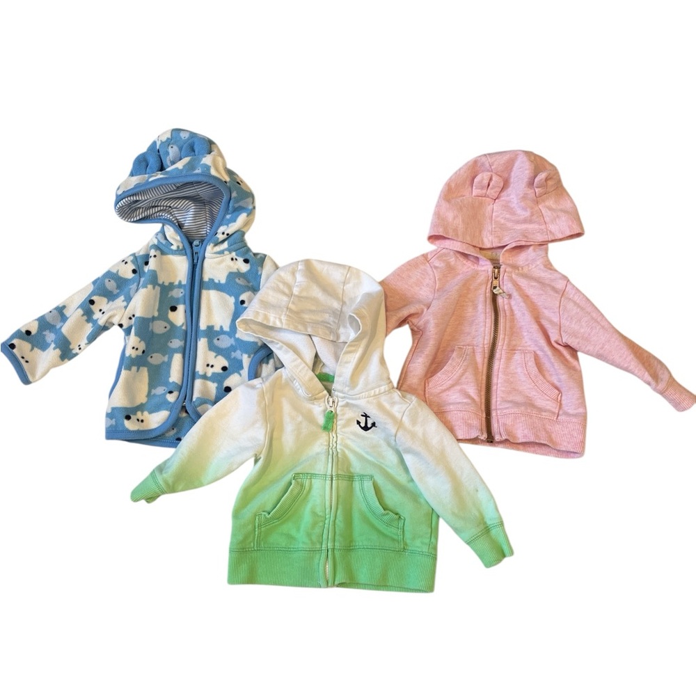 Bundle of Carter’s 3 Month Hoodies